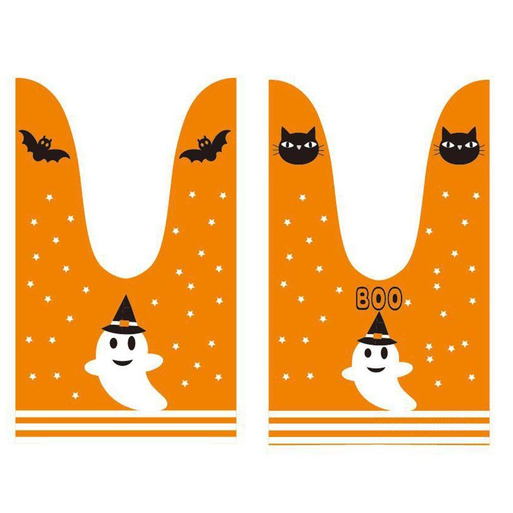 Colorful Halloween Treat Bags Cartoon pattern Snacks Bag Opp Bags Packaging Bags  Halloween Decor