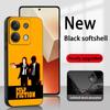 Классические фильмы Постер Криминального чтива Чехол для телефона Для Redmi Note 14 13 12 11 Pro Plus S 5G 14C A3 Мягкий черный чехол для телефона