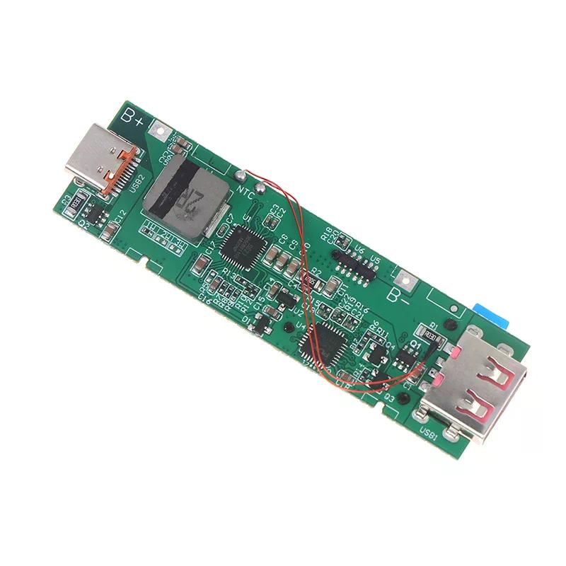 Модуль быстрой зарядки 22,5 В, цветной TFT-экран, цифровой DIY-набор для Power Bank, корпус для аккумулятора 21700, быстрая зарядка, мини-портативный Power