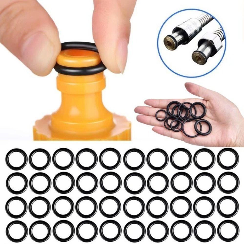100 шт./Коробка Износостойкое Уплотнительное Кольцо-Прокладка для Смесителя Универсальная Резиновая Прокладка для Сантехники для Кухни Ванной