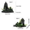 Creative View Rock Cave Stone Artificial Mountain Stone Statue  Hiding Fish Cave