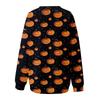 Женский модный повседневный свитшот с длинным рукавом и принтом на Хэллоуин