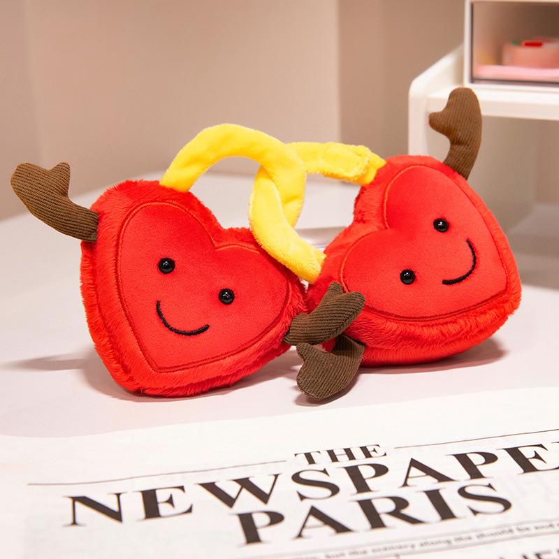 Rose White Dog Doll Skateboard Penguin Plush Toy Peanut Pendant Fun Doll Children's Gift