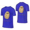 Pugtato Simple Reversible Tshirt Light Commuting Atmosphere Basic Tee