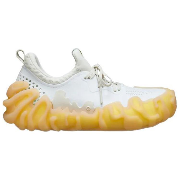 Crocs Дышащие Легкие Повседневные Кроссовки Унисекс Белые Желтые 208694-0HX