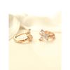 14K Mini Cubic Butterfly One-Touch Ring Piercing Earrings