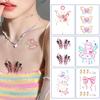 Butterfly Body Art Sticker Cloud Makeup Tattoo Decals Long-lasting Temporary Tattoo Stickers  Girls