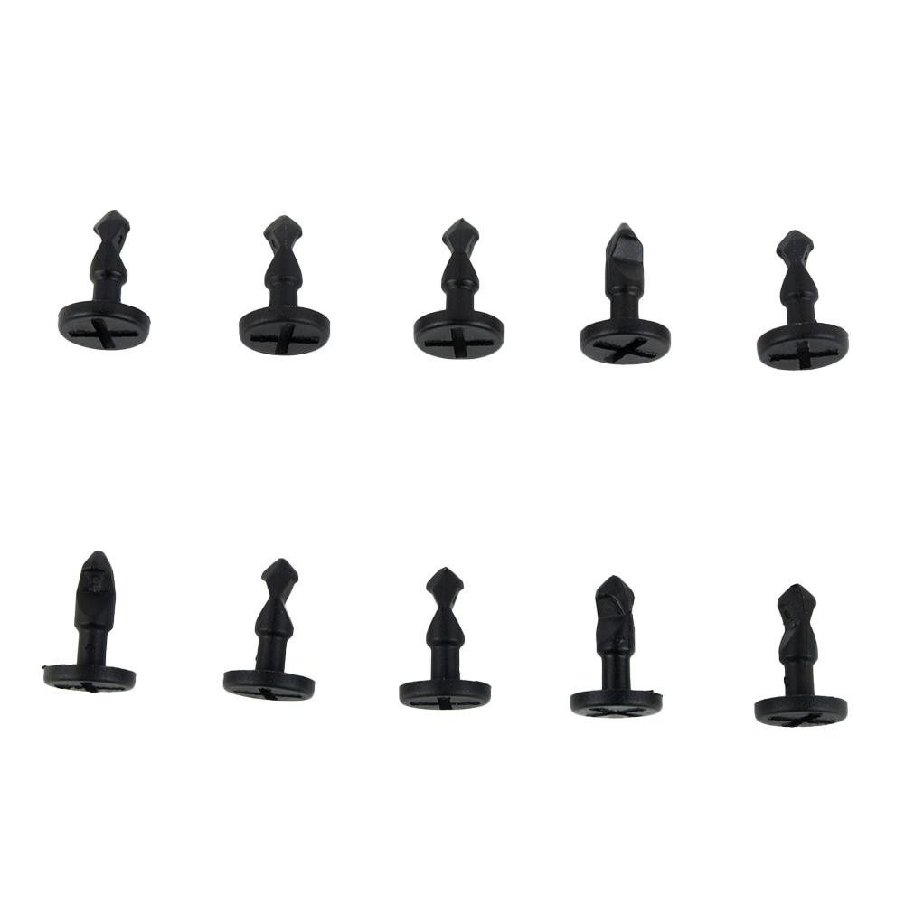 10 шт. винтовых зажимов крышки моторного отсека для 2003-2010 гг., черный пластик 955 572 710 00, 95557271000