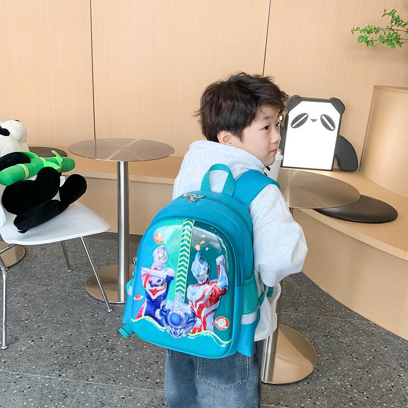 Kindergarten Boys Cool Backpack Children Three-Dimensional Leisure Small Schoolbag Little Boy Lightweight Weight Eggshell Backpack