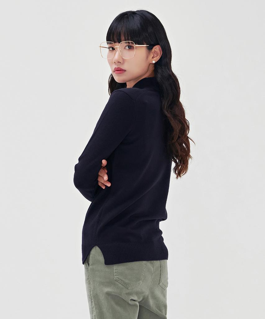 CHASECULT Women'S Mock Turtleneck Sweater-Bgzg5204E04
