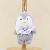 Charming Little Penguin Plushie Soft Short Plush Bag Ornament Pp Cotton Filling