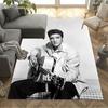 Elvis Presley's Iconic Smile Floor Rug Office Rug Design for Game Room Playrooms Kitchen Foyer Anti-slip Rug Anime Office Decor