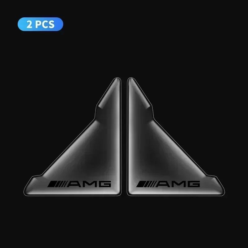 2Pcs Transparent Car Door Corner Cover Anti-Scratch Protection Sticker For Mercedes Benz AMG A B C E S class GLA GLC CLA GLK GLE JKLMP1