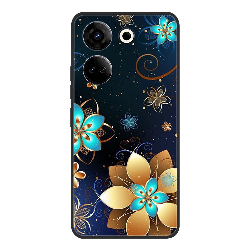 Для Tecno Camon 20 Pro 4G Чехол Мягкий Черный Силиконовый Бампер Чехол-бабочка для Телефона для Tecno Camon 20 Pro 5G Чехлы Camon20 Funda