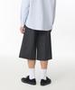 MUSINSA STANDARD Heavyweight Cp One-Pleat Long Bermuda Pants [Grey]