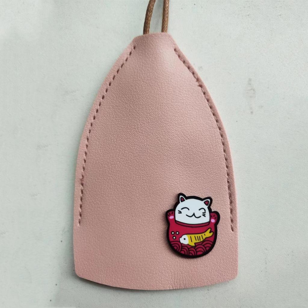 Рождественский ящик для ключей с лосем, милый выдвижной чехол для ключей, кошелек из искусственной кожи, чехол для ключей, карманный держатель для кожаного брелка