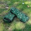 Lawn Aerator Shoes with Straps Adjustable Design Pre-Assembled Heavy Duty Spiked Sandals Aerator Lawn Tools