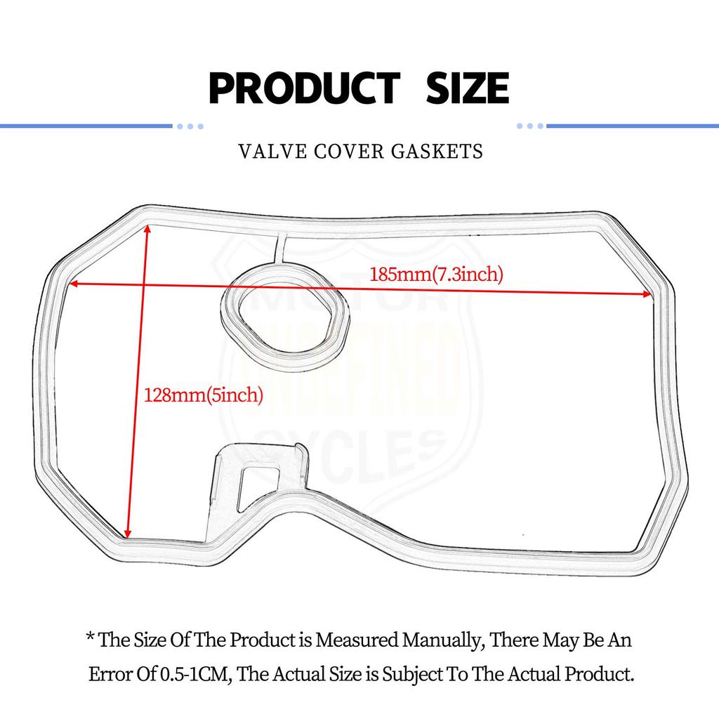 Motorcycle Cylinder Head Cover Gasket For Honda NTV650 Deauville VT600 VT600CD Shadow XLV600 XL600V Transalp XRV750 Africa Twin