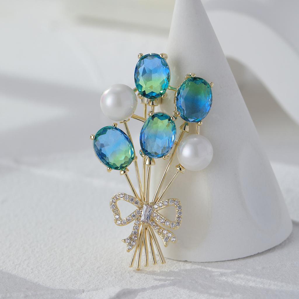 Senior Brooches Flower Leaf Brooch Pins for Women Suit Pendant Fashion Brooches Jewelry