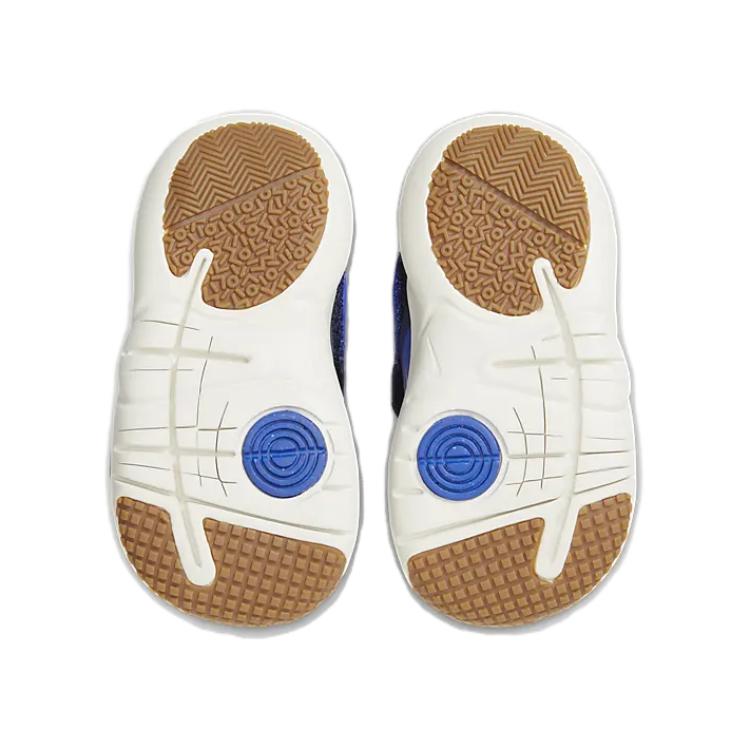 Nike Flex Advance Легкие Удобные Нескользящие Прочные Низкие Кроссовки для Ходьбы Детская Обувь Синий Белый CZ0188-405