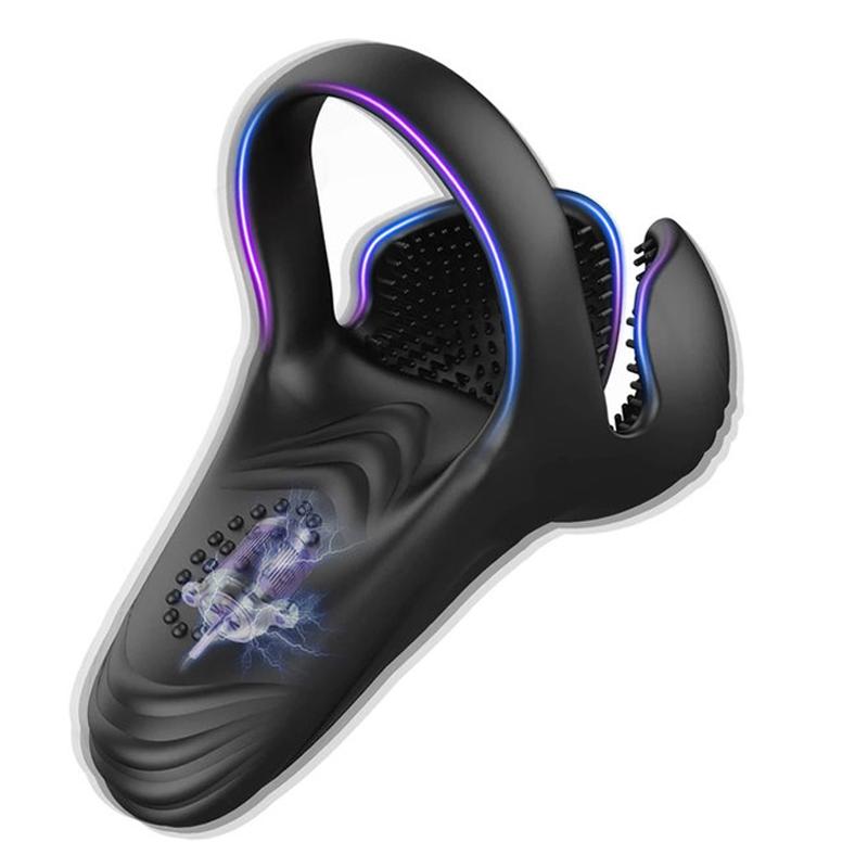 Дистанционное вибрирующее кольцо для пениса, секс-игрушки для мужчин, пара, задержка эякуляции, целомудрие, мошонка, яички, мужской массажер, вибратор для геев