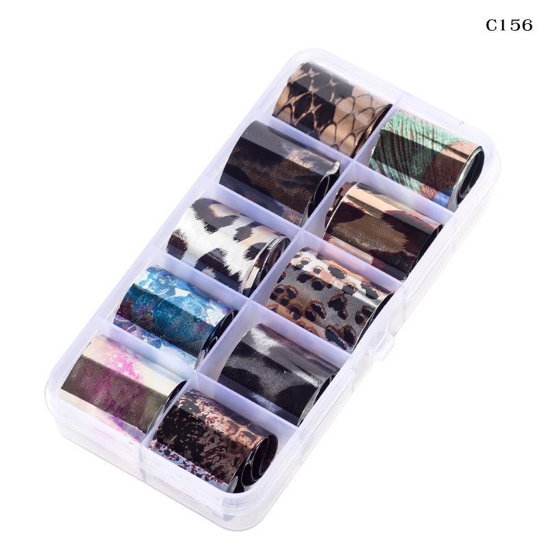 Наклейки для ногтей, 10 листов