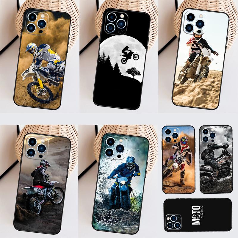 Moto Cross Motorcycle Sports Case For Samsung Galaxy S24 S26 Ultra S20 S21 S22 S23 S25 Plus S10 S25 FE Back Cover Shell