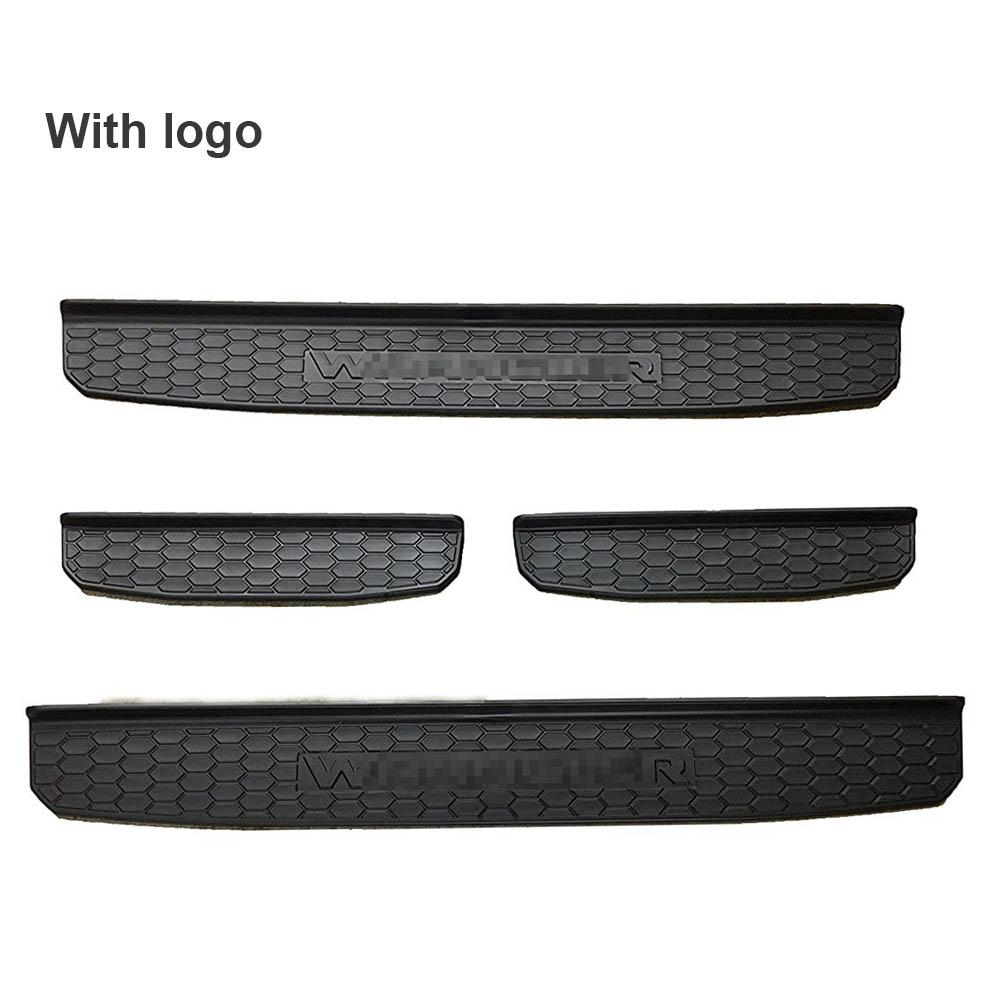 Защитная пластина для порога внедорожного автомобиля, защитная пластина для бега, входная доска, наклейка на педаль, чехол для Jeep Wrangler JL