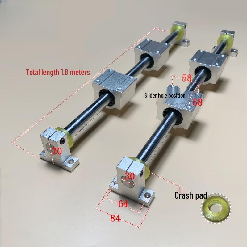 Cylindrical Linear Guide Rail Kit