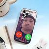 Звонит D-John Pork. Чехол для телефона с функцией ответа на звонок для iPhone 17, 16, 15, 14, 13, 12, 11 Plus, Pro Max, Другие, Мягкий черный чехол