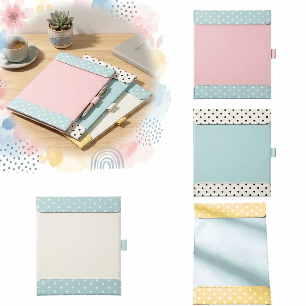 Contrast-Color Writing Board A4 Magnetic Magnetic Clipboard Folder Paper Organizer Meeting Room