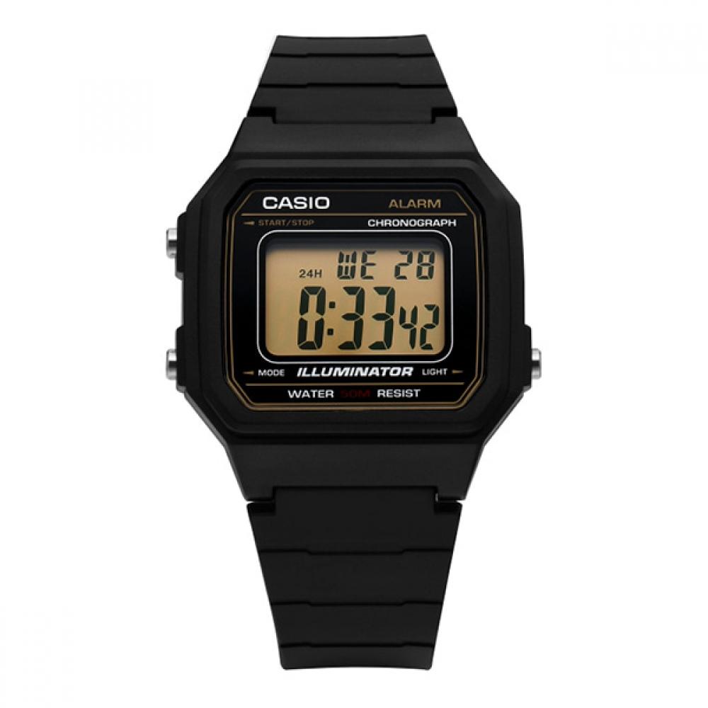 Casio W 217h 9avdf  W 217h 9a  Digital Square Vintage Retro Men S Pu Watch