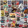 10/50pcs Hot Rod Stickers Classic Car Theme Graffiti Stickers for DIY Luggage Laptop Skateboard Motorcycle Bicycle Stickers