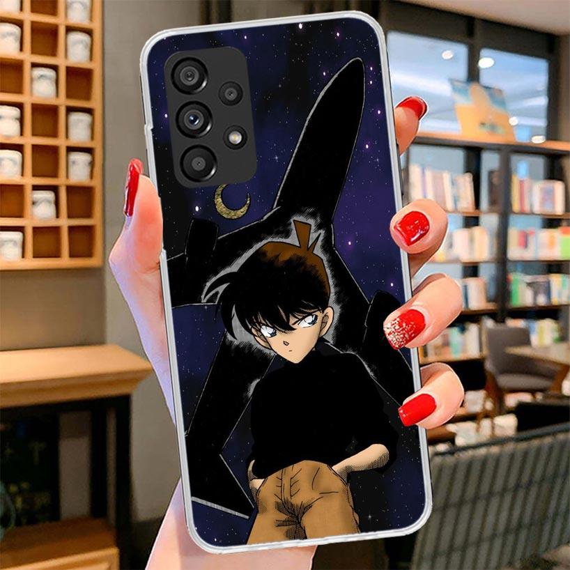 Чехол для телефона Аниме Conan для Samsung Galaxy A17 A37 A57 A16 A26 A36 A56 A15 A25 A35 A55 A14 A24 A34 A54 A13 A23 A33 A53 Galaxy A16