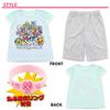 Bandai Tamagotchi Girls' Brave Light-Up Pajamas, Short Sleeves, Top and Bottom Set, 562