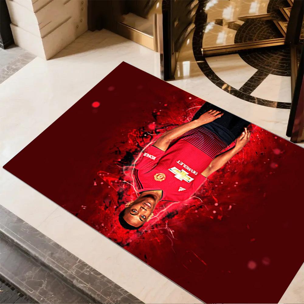 Manchester Player Carpet Design for Hallway Outdoor Game Room Dormitory Antislip Carpet Office home decor Perfect Gift for Valentine's Wedding Birthda