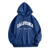 Свитшот Streetwear с принтом букв New York для мужчин Модная оверсайз одежда Личность Мягкий принт с буквами Повседневные худи