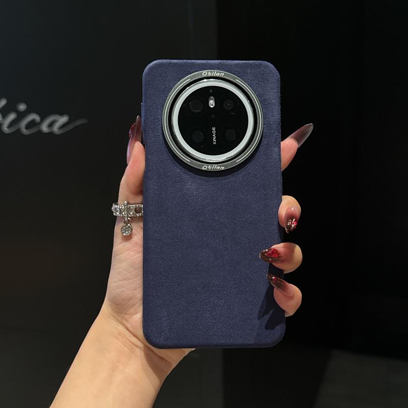 Премиальный Итальянский Замшевый Чехол Для Huawei Mate 60 70 80 Pro Max Magsafe Металлическая Рамка Камеры Уютный Захват Задняя Крышка