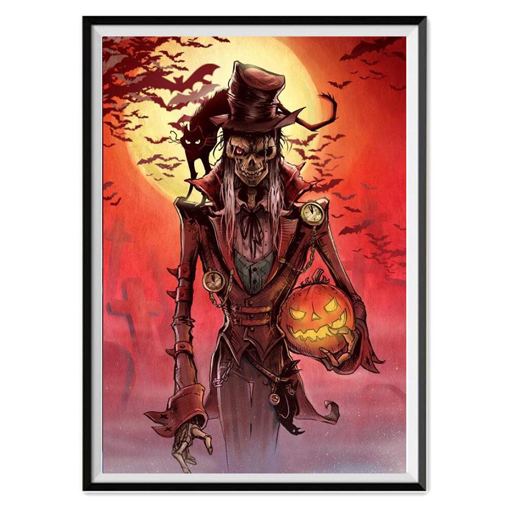 5D Алмазная картина Полный алмаз Животный Пейзаж Круглый Алмазная мозаика Узор Домашнее украшение Сделай сам Ручная работа