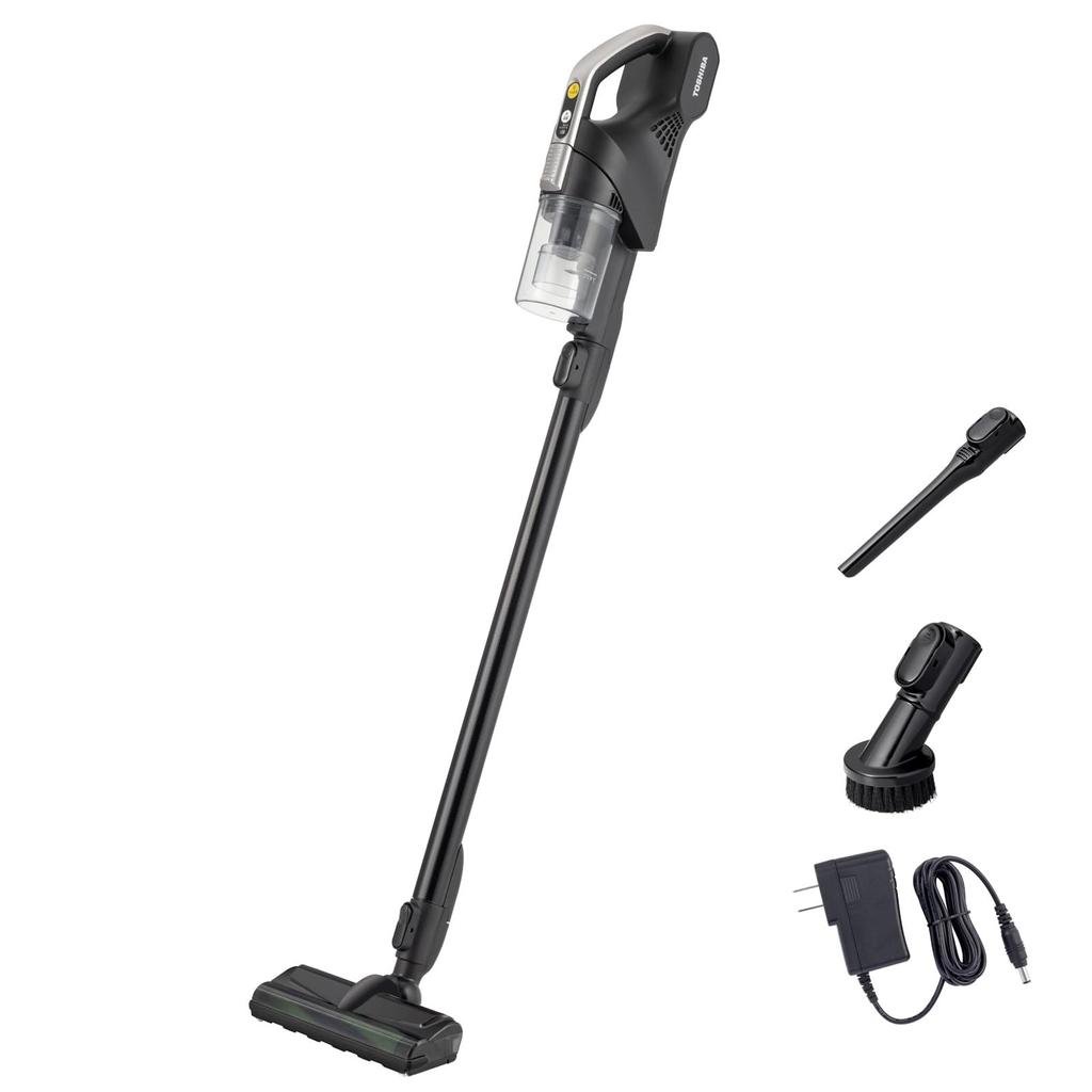 Toshiba Vacuum Cleaner Cordless Stick Vacuum Cleaner for Living Easy To Clean Tourneo Standard Weight Alone, Lightweight, VC-CLS11-S 1.2Kg