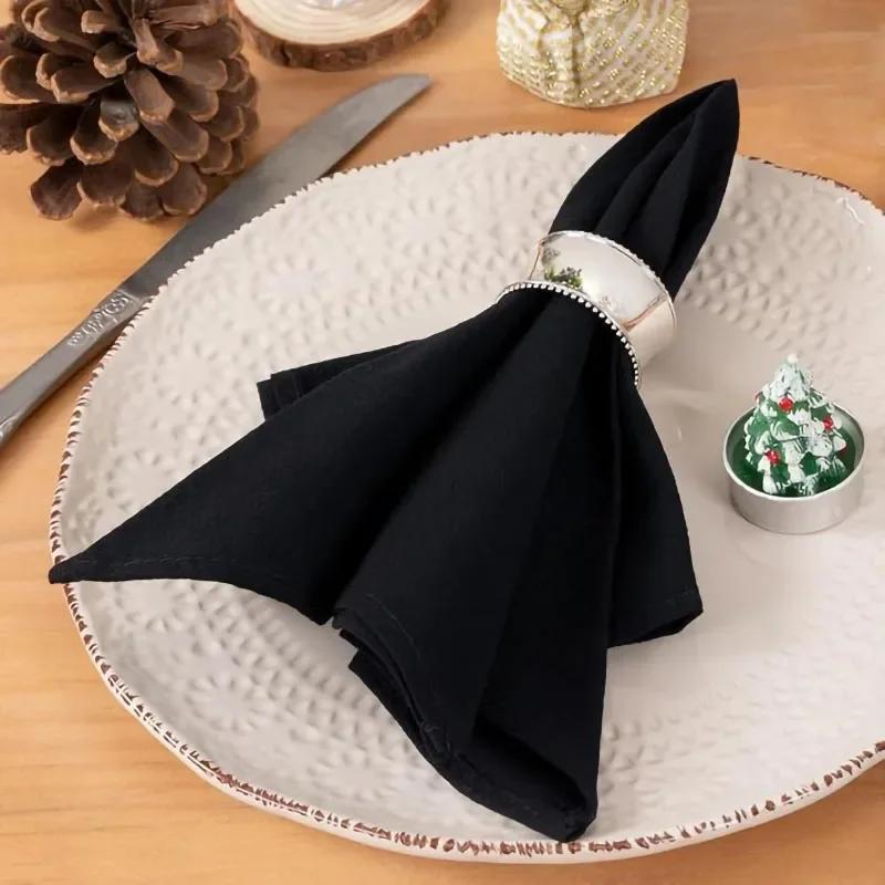 70 шт. 30X45СМ 100% Хлопковые Салфетки Салфетка Многоразовая Свадьбы Вечеринка Детский душ Рождество Декор стола Ретро салфетки Многоразовые