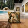 Gustav Klimt Inspired Art Pillow Cover Golden Mosaic Woman Print Art Nouveau Cushion Case For Sofa Bed Couchr