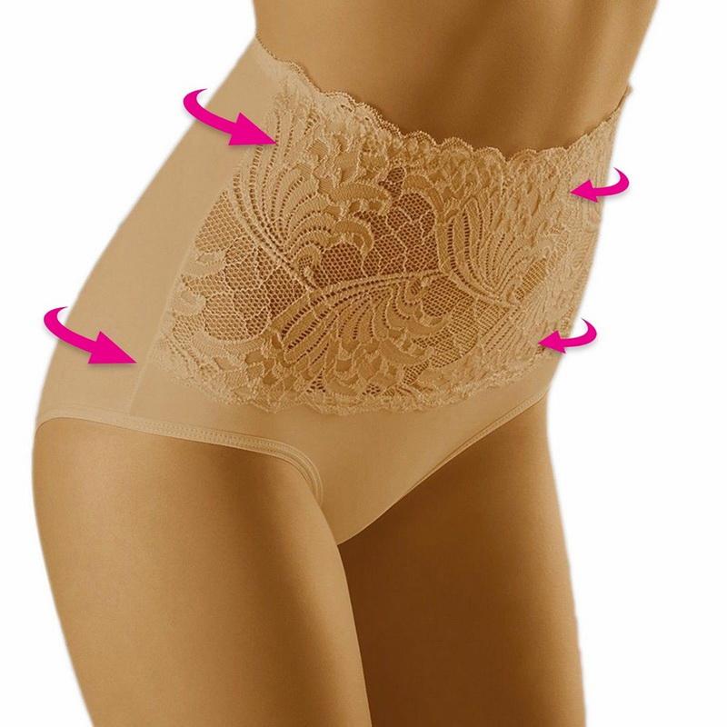 Женские трусы с высокой талией, корректирующее белье, трусики для похудения, сексуальные кружевные трусы, нижнее белье