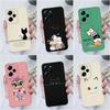 Phone Case For Xiaomi Poco M4 Pro X5 Pro C40 C50 C55 X3 X4 M3 Cute Shockproof Soft Liquid Silicone Matte Cover Cartoon Pattern For Xiaomi Poco Bumper