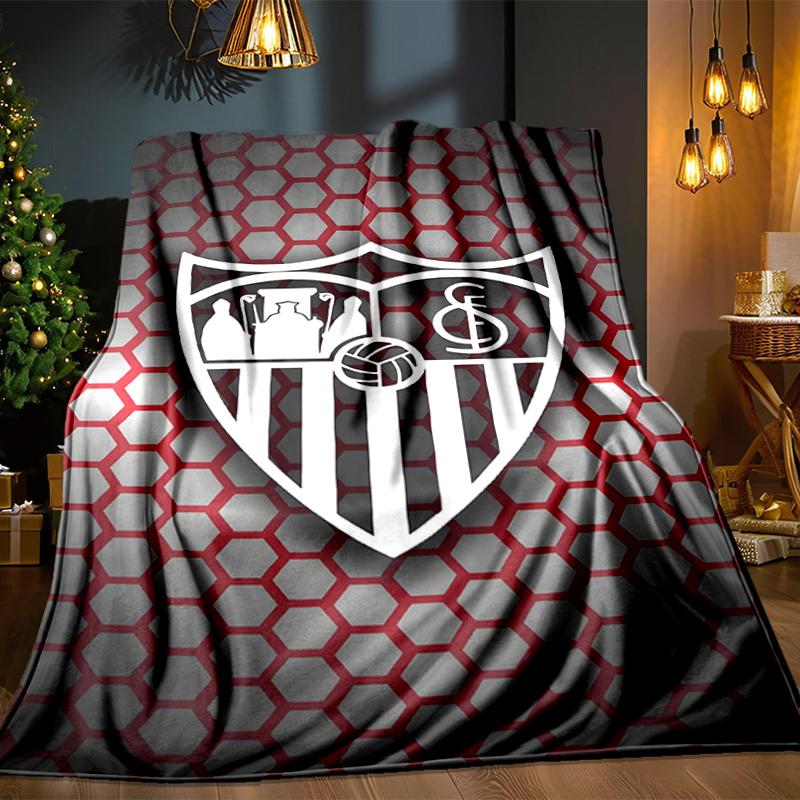 Sevi-lla Europa League Blanket Lightweight Ideal Bedding Blanket Perfect for Travel, Camping, Living Rooms, Offices, Sofas, Fan Christmas gift