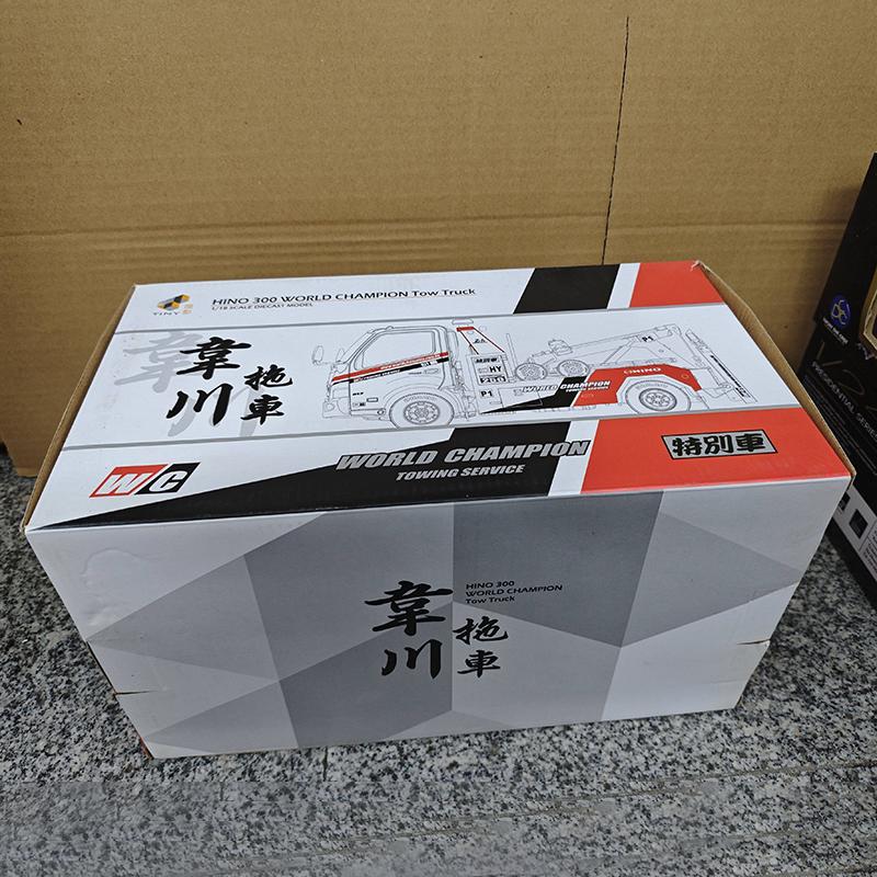 1/18 Tiny Shadow Hino 300 Wei Chuan Трейлер Модель Легкосплавный Автомобиль Модель Коллекция и Оценка