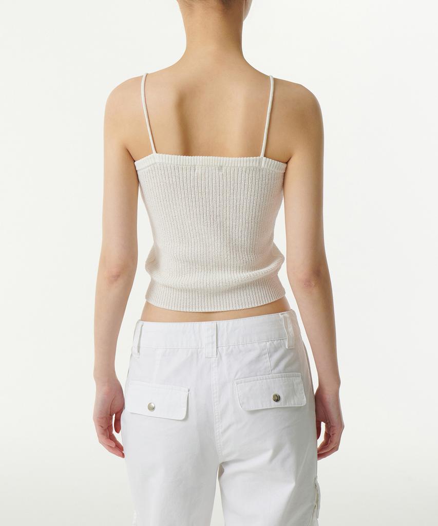MUSINSA STANDARD WOMAN Women'S Flat Yarn Ribbed Knit Tube Top [Ivory]