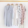 Spring/Summer Modal Button-Down Long-Sleeve Casual Nightdress