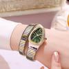 Элегантный дизайн женских часов Уникальный браслет в форме змеи Женские кварцевые наручные часы Лучший подарок