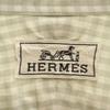 Hermes Сделано во Франции Рубашка с длинным рукавом на пуговицах в клетку 42 Мужская Б/У